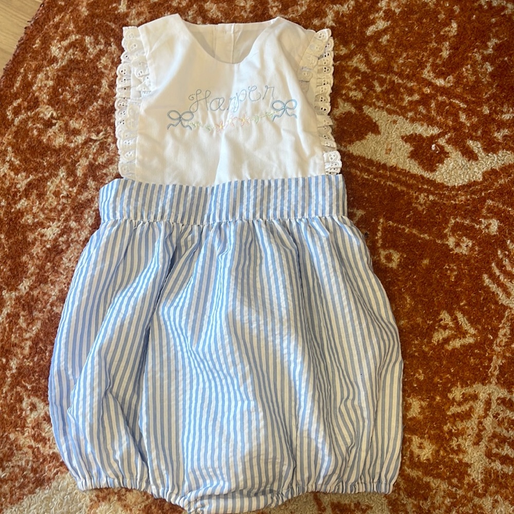 smockingbird “harper” romper, size 3t